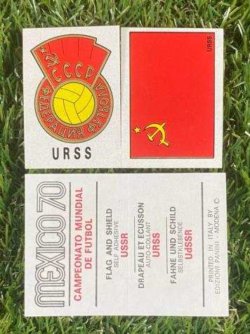 1970 - Panini - Mexico 70 World Cup, Badge amp Flag with original back - URSS - 1 Card