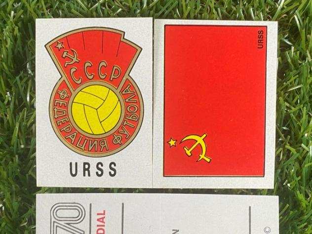 1970 - Panini - Mexico 70 World Cup, Badge amp Flag with original back - URSS - 1 Card