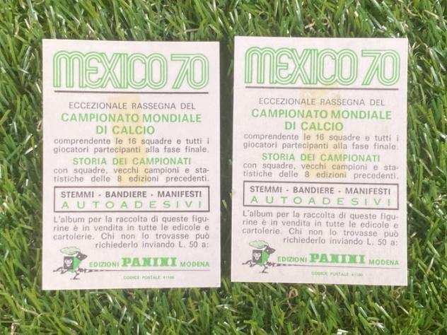 1970 - Panini - Mexico 70 World Cup - Brasil - Ado, Leao - 2 Card