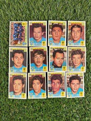 1970 - Panini - Mexico 70 World Cup - El Salvador - complete team - 12 Card