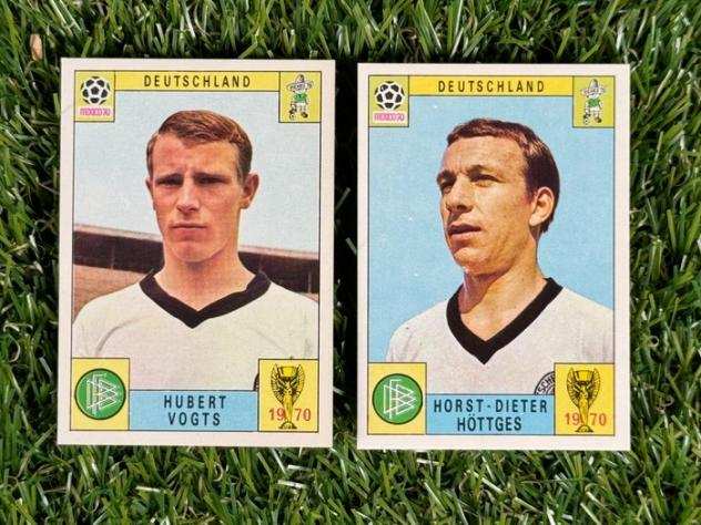 1970 - Panini - Mexico 70 World Cup - Germany - Vogts, Hottges - 1 Card