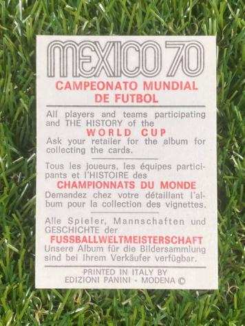 1970 - Panini - Mexico 70 World Cup, History - Garrincha 1962 - 1 Card