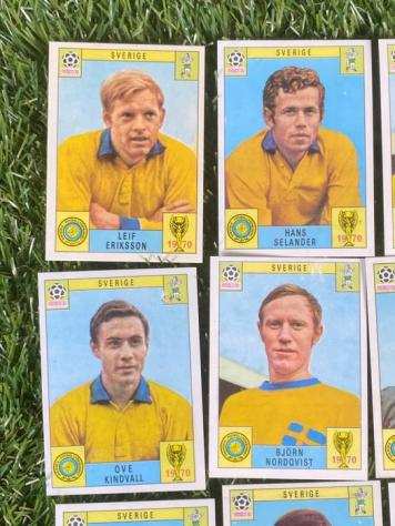 1970 - Panini - Mexico 70 World Cup - Sweden - Complete team - 12 Card