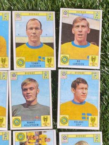 1970 - Panini - Mexico 70 World Cup - Sweden - Complete team - 12 Card