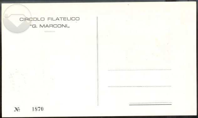 1972 Cartolina 35deg morte GUGLIEMO MARCONI