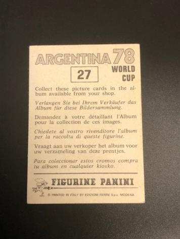 1978 - Panini - Argentina 78 World Cup - Peleacute - 27 - 1 Sticker