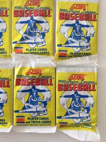 1990 - Score Major League Baseball- 12 Sealed Packs - Score Card