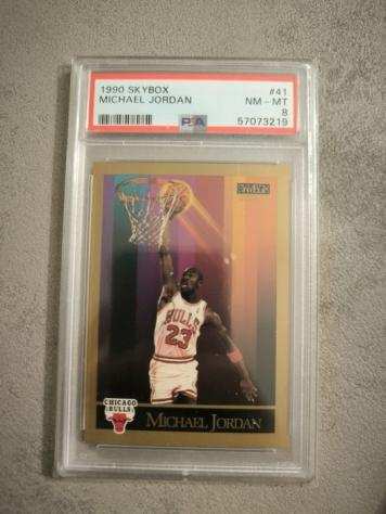 1990 - Skybox - Michael Jordan - 41 - 1 Graded card - PSA 8