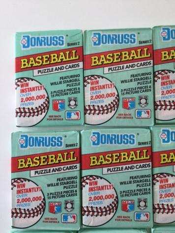 1991 Donruss Leaf Baseball Series II -12 Sealed Packs - MLB Card