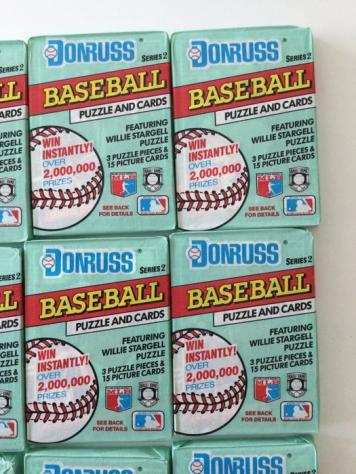 1991 Donruss Leaf Baseball Series II -12 Sealed Packs - MLB Card