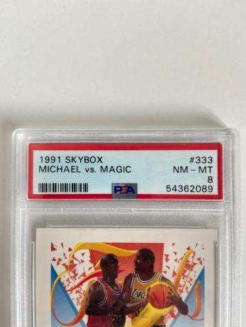 1991 - Skybox - Michael vs Magic - 333 - 1 Graded card - PSA 8