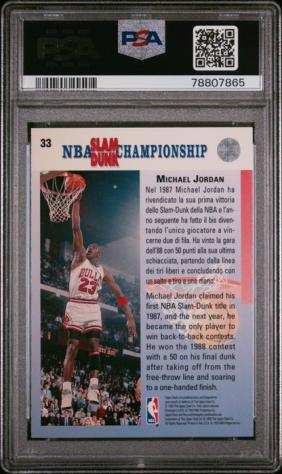 1992 - Upper Deck - International Italian - Michael Jordan - 33 - 1 Graded card - PSA 9