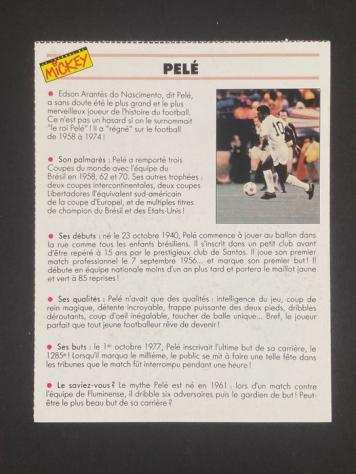 1993 - Les Fiches du Journal de Mickey - Les Geacuteants du Sport - Peleacute - 6 Hand Cut - 1 Card