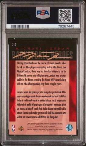 1994 - Upper Deck - Collectors Choice International-Italian - Michael Jordan - 217 - 1 Graded card - PSA 9