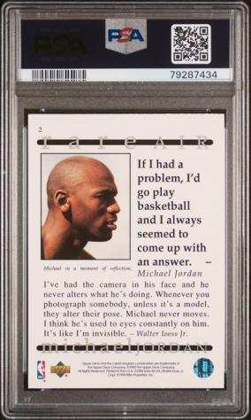 1994 - Upper Deck - Jordan Rare Air - Michael Jordan - 2 - 1 Graded card - PSA 8