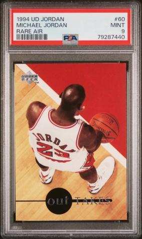 1994 - Upper Deck - Jordan Rare Air - Michael Jordan - 60 - 1 Graded card - PSA 9