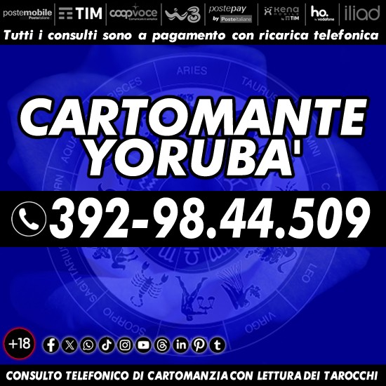 Amplia la tua consapevolezza: consulta la cartomanzia insieme al Cartomante YORUBA'