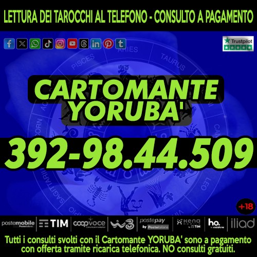 Cartomante YORUBA’…non ci sono paragoni!