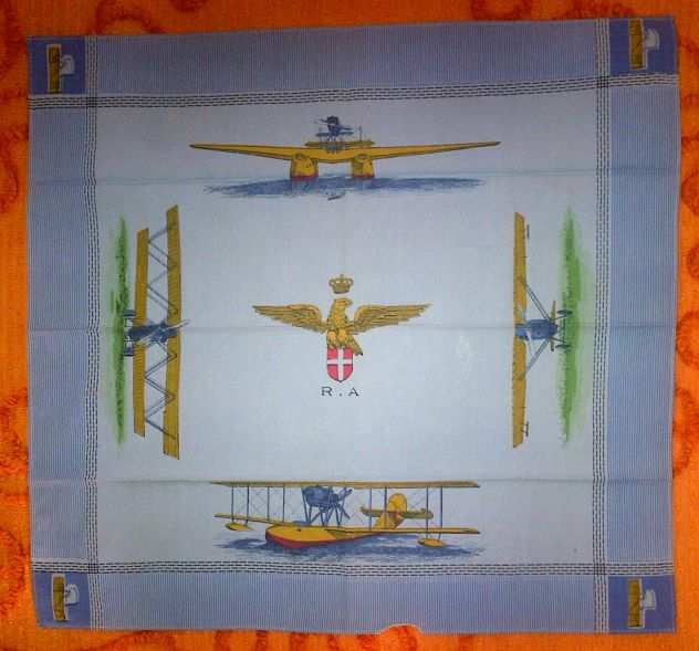 1QA MILITARIA FAZZOLETTO regia aeronautica ITALIA 2 GUERRA MOND