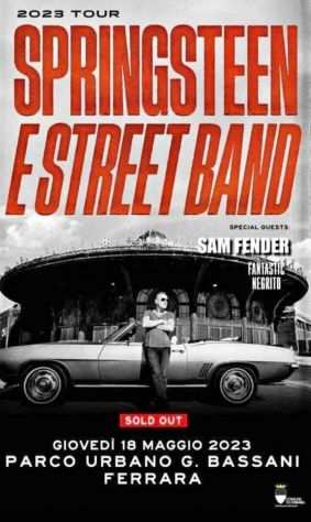 2 Biglietti (Biglietto Elettronico) Bruce Springsteen Ferrara 18 Maggio 2023