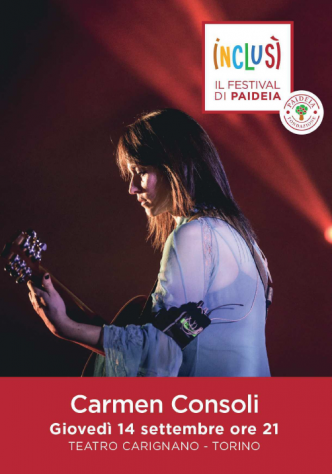 2 Biglietti Carmen Consoli - Torino - 14092023