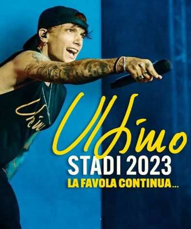 2 biglietti concerto ULTIMO San siro 180723