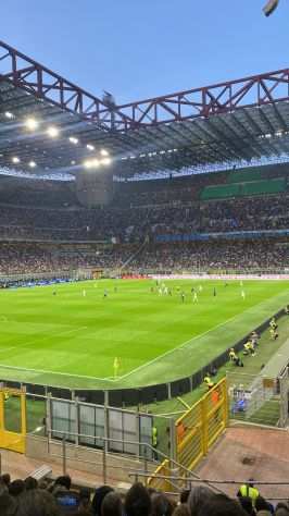 2 biglietti Inter Roma 1deg arancio laterale