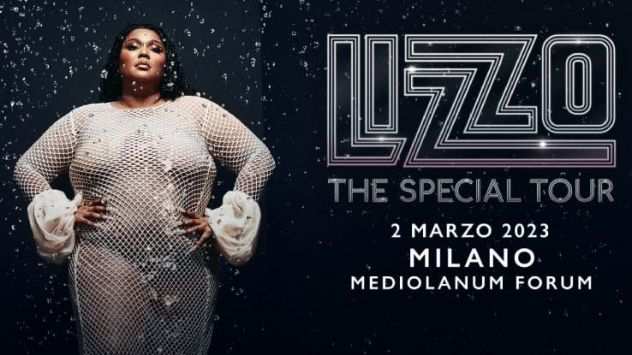 2 BIGLIETTI LIZZO  Mediolanum Forum Milano 0203