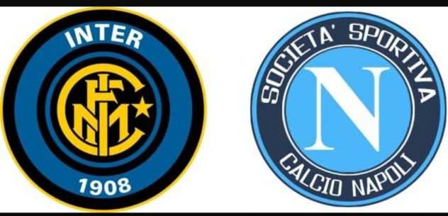 2 biglietti secondo blu Inter Napoli