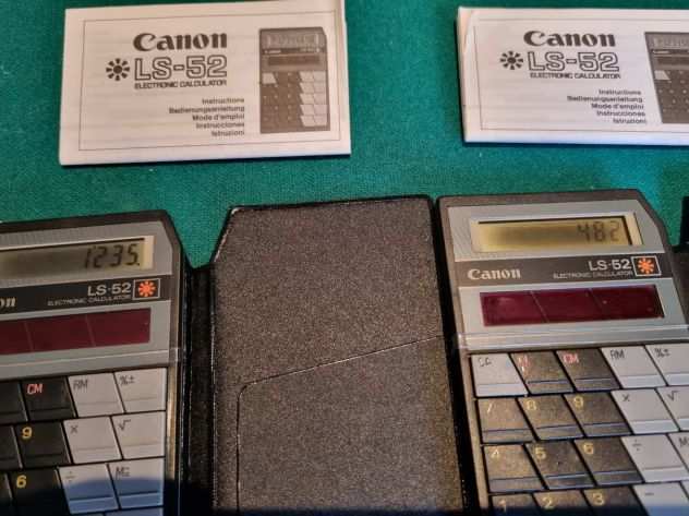 2 calcolatrici solari Casio LS-52  traduttore