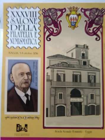 2 foglietti filatelici commemorativi di FOGGIA