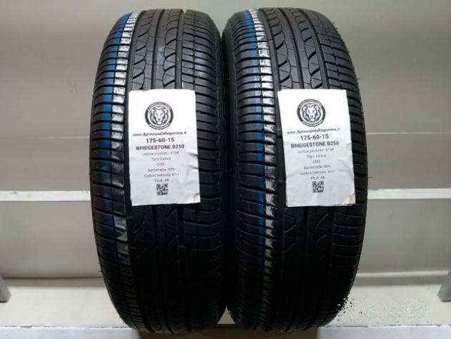 2 GOMME 175 60 15 BRIDGESTONE A8134