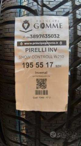 2 gomme 195 55 17 pirelli a1340