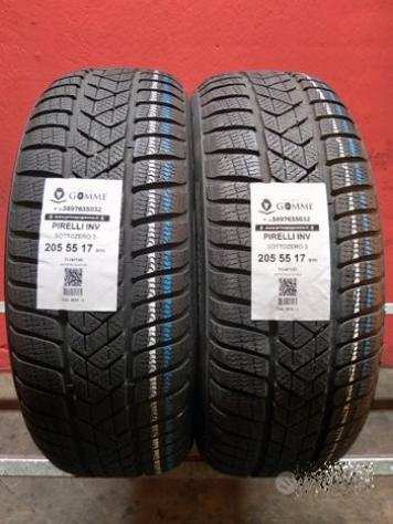 2 gomme 205 55 17 pirelli inv a3835