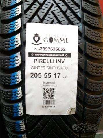 2 gomme 205 55 17 pirelli inv a3863