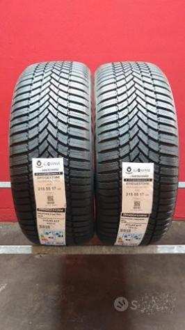 2 gomme 215 55 17 BRIDGESTONE A1614