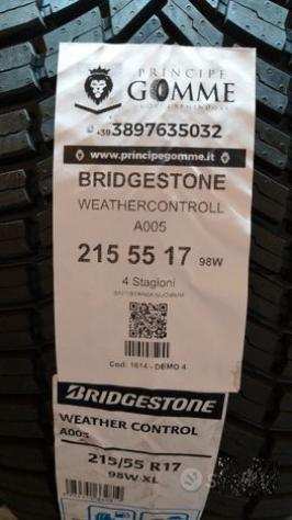 2 gomme 215 55 17 BRIDGESTONE A1614