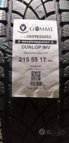 2 gomme 215 55 17 dunlop a2112