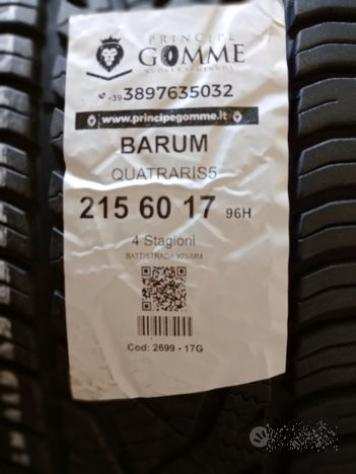 2 gomme 215 60 17 barum a2699