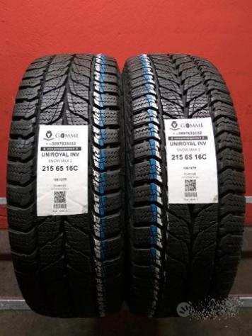 2 gomme 215 65 16c uniroyal inv a3859