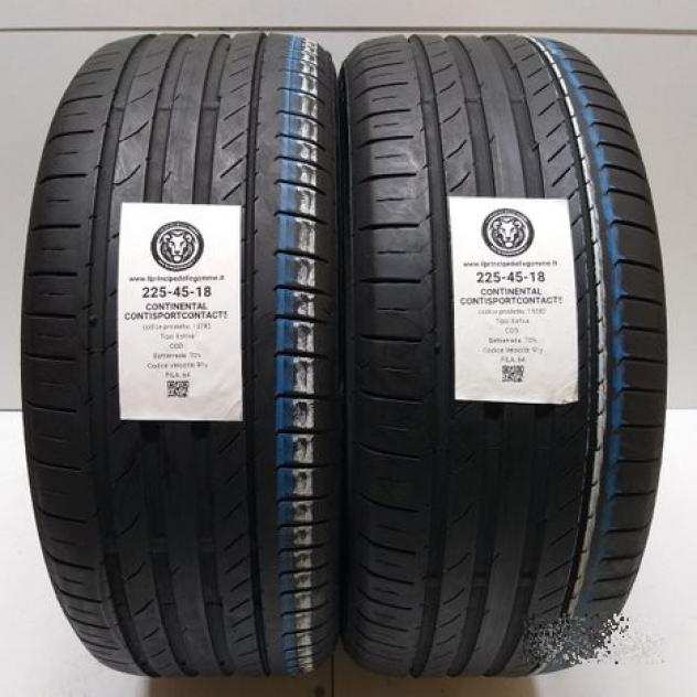 2 GOMME 225 45 18 CONTINENTAL A15282