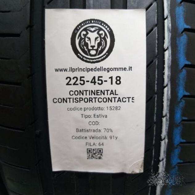 2 GOMME 225 45 18 CONTINENTAL A15282