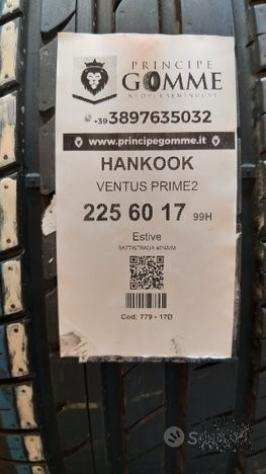 2 gomme 225 60 17 hankook a779