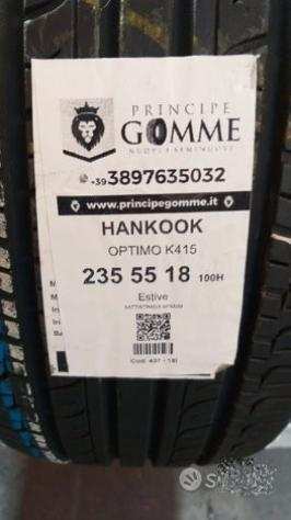 2 gomme 235 55 18 hankook A437