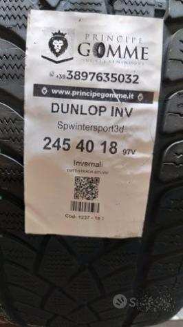 2 gomme 245 40 18 DUNLOP A1237