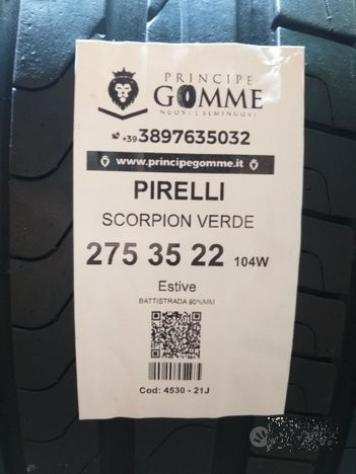 2 GOMME 275 35 22 PIRELLI A4530