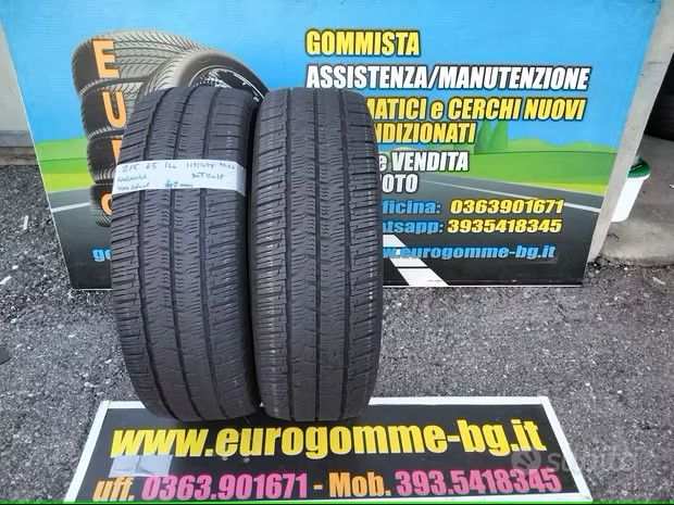 2 gomme usate continental 215 65 16c 109107t 4stagioni