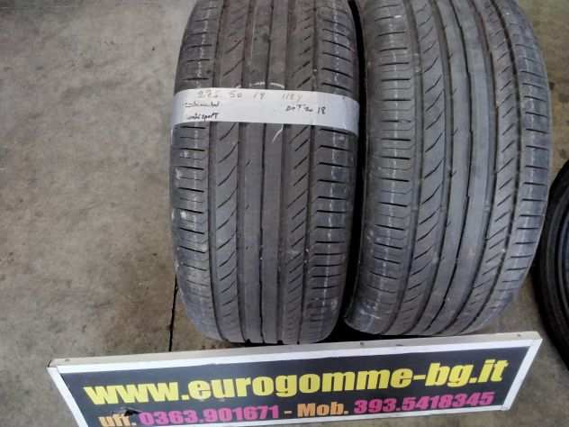 2 GOMME USATE CONTINENTAL 275 50 19 112Y ESTIVE