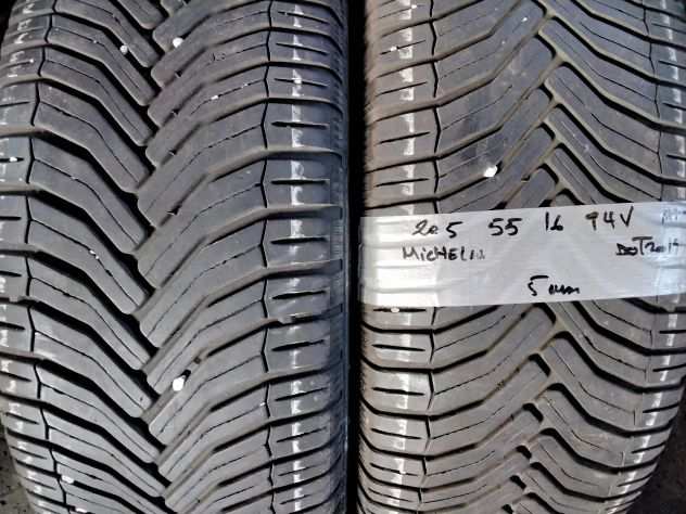 2 GOMME USATE MICHELIN 205 55 16 94V 4STAGIONI