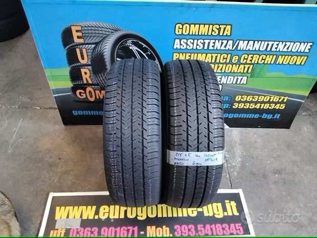 2 gomme usate michelin 215 65 16c 106104t 4stagioni